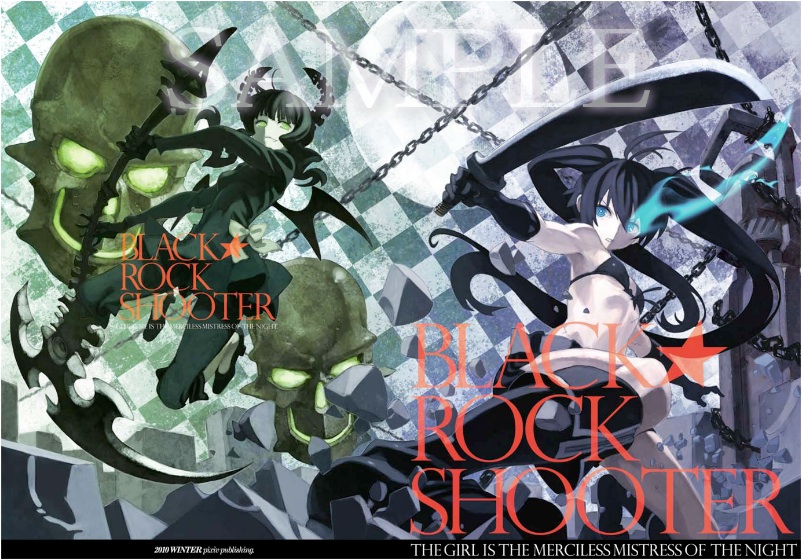Black Rock Shooter The Girl Is The Merciless Mistress Of The